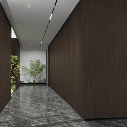 Walnut Wood Contact Paper Dark Brown 48"x78" - color: Dark Brown, size: 48" x 78"