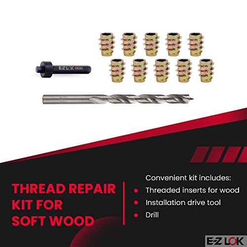 E-Z LOK Thread Repair Kit, 10-32 - size: 10-32 x 13mm, (EZ-901032-13), style: Flanged