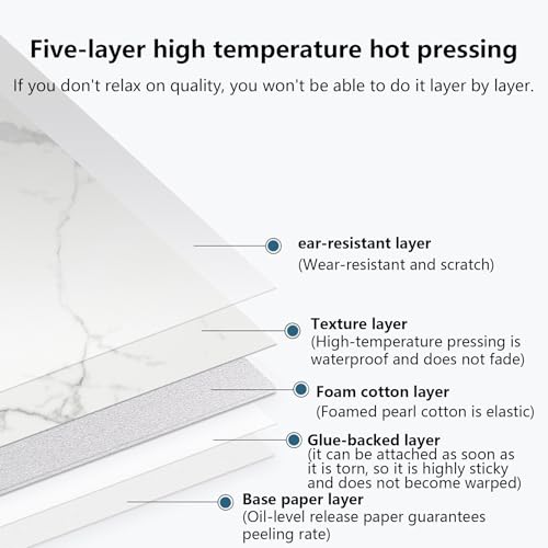 23.6"x11.8" Self-Adhesive Floor Wall Tiles for Bathroom