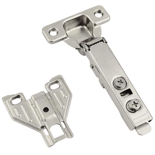 10-Pack Full Overlay Face Frame Soft-Close European Hinges - size: 10 Pack