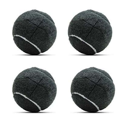 Precut Tennis Balls for Walker and Furniture Legs,4 Pack - color: Black, size: 4 Pack