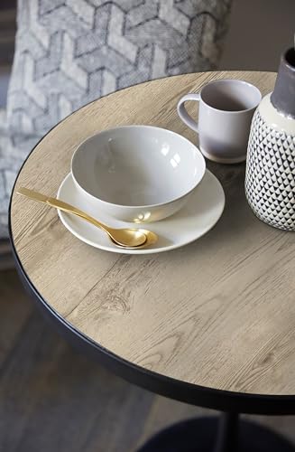 GloryTik 17.7"X590" Light Brown Wood Grain Contact Paper Faux Wood Peel and Stick Wallpaper Wood Removable Self Adhesive Waterproof Wallpaper - color: Light Brown, size: 17.7" x 590"