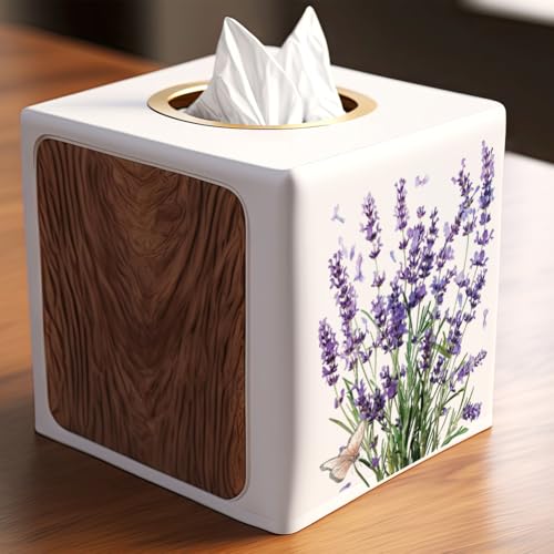 PLIGREAT 3 Sheets Lavender Rub on Transfers for Crafts and Furniture, Rub on Decals Flower Furniture Transfer Stickers for DIY Fridge Door Table Decoration Home Decor Transfer Paper - style: Purple Lavender