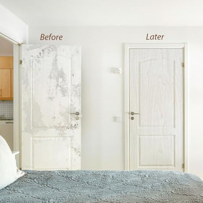 White Wood Wallpaper Wood Grain Contact Paper for Cabinet11.8’’433’’ - size: 11.8"W x 433.1"L