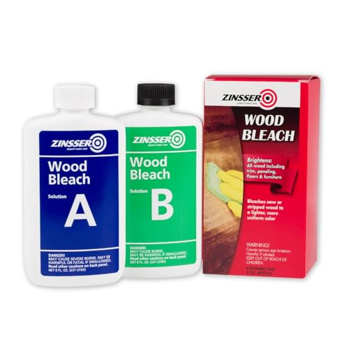 Zinsser Wood Bleach Kit, 2-Step Brightening System, Interior Wood Surfaces