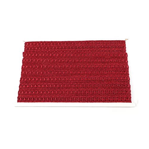 Gimp Braid Trim, 10 Yards 0.59 Inch Fabric Trim, Red - color: Red, size: 10yard