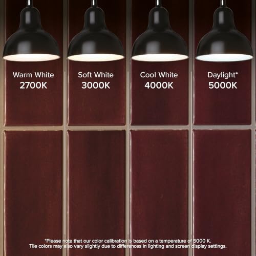 Smart Tiles Peel and Stick backsplash, Stacked Burgundy Red, 11.43"x9" - color: Burgundy Red