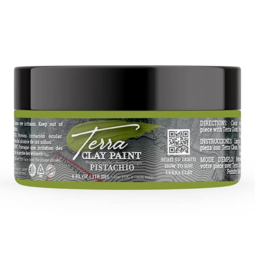 Dixie Belle Paint Company Terra Clay Paint - Pistachio (4oz) - color: Pistachio, size: 4 Fl Oz (Pack of 1)