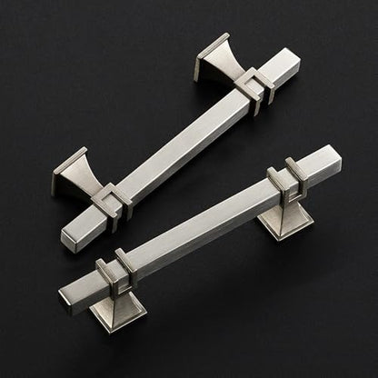 HOME EDIT Brushed Nickel Pulls Cabinet Handles 3-3/4 Inch 10 Pack - color: Brushed Nickel, size: 3-3/4 In Hole Center