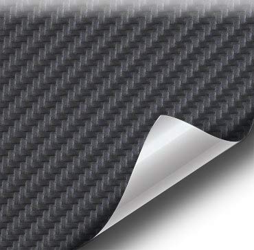 VViViD Black Carbon Fiber Weatherproof Faux Leather Finish Marine Vinyl Fabric (50ft x 54") - size: 50ft x 54"