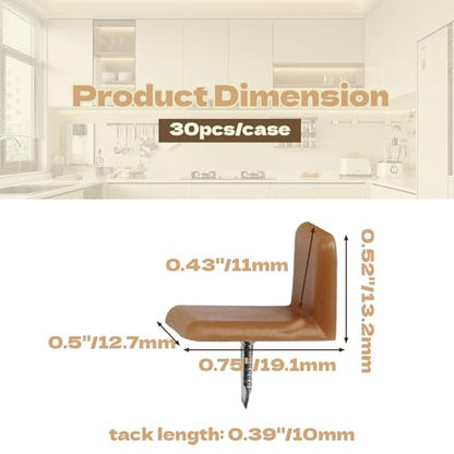 Luomorgo Tack-in Drawer Glides, L Shape, 30 Pcs/Case - size: L Shape