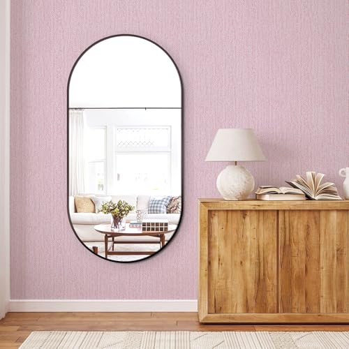 Pink Grasscloth Peel and Stick Wallpaper Fabric Paper 16in x 118in - color: Pink, size: 15.7" x 118.1"