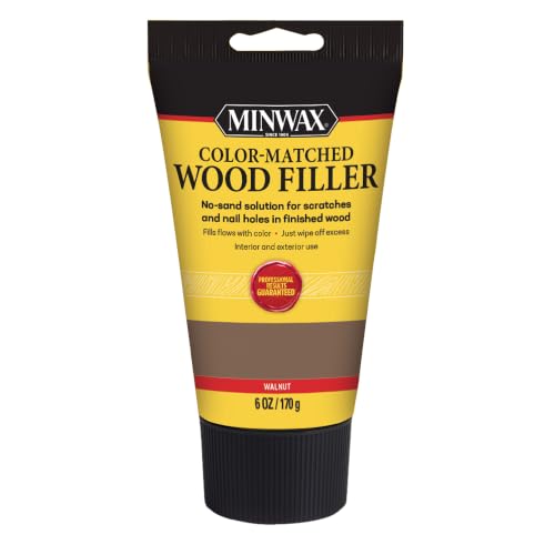 Minwax Color-Matched Wood Filler, Walnut, 6 oz - size: 6 oz.