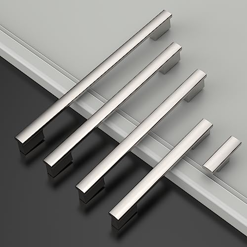 Matte Black Cabinet Knobs Round Drawer Pulls 12 Pack - color: Brushed Satin Nickel, size: 2 Inch Diameter