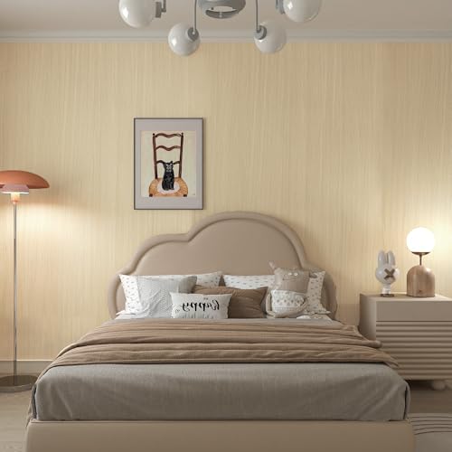 BOMENG Wood Grain Contact Paper Kitchen Countertop Peel and Stick Wallpaper - color: Beige Wood, size: 32" x 354"