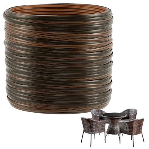 Biggun 459ft Wicker Repair Kit with Tangle-Free Reel, Premium New Materials - color: Graduated Dark Brown, size: 459ft