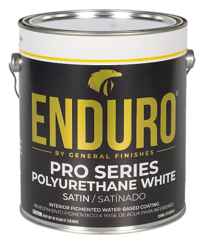 General Finishes Enduro Pro Series White Polyurethane, 1 Gallon, Satin - color: Satin
