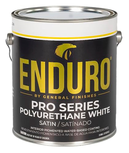 General Finishes Enduro Pro Series White Polyurethane, 1 Gallon, Satin - color: Satin