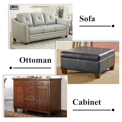3 inch Furniture Legs Wood Sofa Legs, Universal Couch Legs Bed Risers Replacement Dresser Legs for Futon, Ottoman, Love Seat, Easy to Install, for U.S.Made and Other Furniture - size: 3 inch (4pcs) Universal (No hanger bolt)