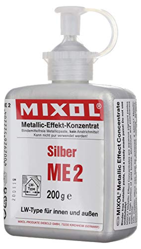 Mixol Metallic Effect Tint Silver 200g - color: Silver, size: 200g