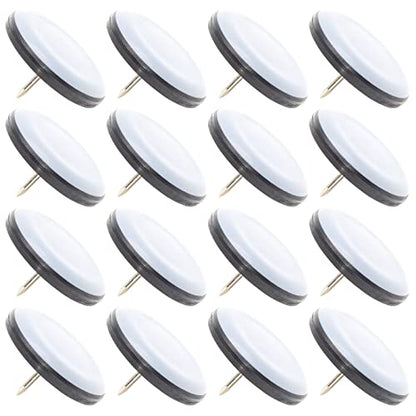 16Pcs 1-1/2 Inch Nail On Furniture Sliders
