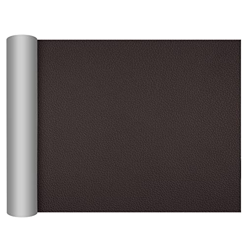 Leather Repair Kit, Large Vinyl Repair Patch for Couches Furniture - color: Dark Coffee, size: 17.3x78.7 inch