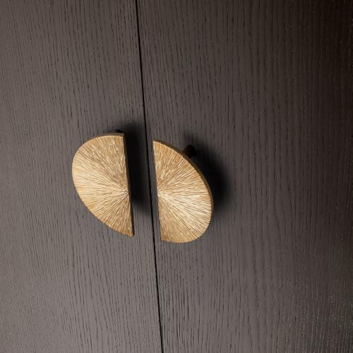 Goo-Ki 2.5''(64 mm) Hole Centers Luxurious & Sturdy Zinc Alloy Cabinet Handls,Champagne Bronze Cabinet Pulls for Kitchen,Drawer,Cupboard & Wardrobe,6 Pack - color: Champagne Bronze, size: 2.5'' Hole Centers