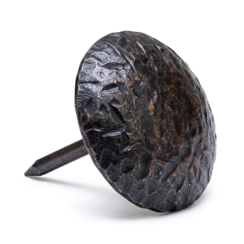 decotacks® Leather Upholstery Nails/Tacks 3/4" - 100 Pcs [Dark Antique Copper, French Natural] DX5918DAC-100