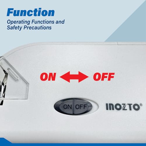 Electric Stapler, Batteries or USB Powered. Intellignet Automatic Sensor Stapler for up to 20 Sheets, 20 Pages per Second with Staple Remover & Anti-Slip Base, Compatible with Bostitch Staples