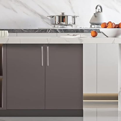 10 Pack 15 Inch Brushed Satin Nickel Kitchen Cabinet Handles - color: Brushed Satin Nickel, size: 15" Hole Center（381mm）