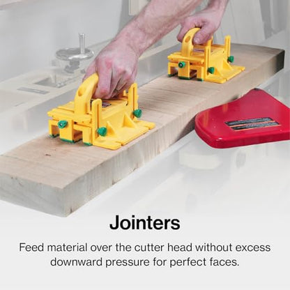 MICROJIG GRR-RIPPER GR-100 3D Table Saw Pushblock, Yellow - style: Classic