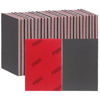 30 PCS Sanding Sponge 3000 Grit Wet Dry Sandpaper Assortment Sanding Blocks - size: #3000 Particle size
