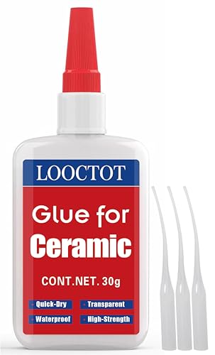 30g Ceramic Glue,China Porcelain and Pottery Repair,No Smell After Cure - style: Ceramic Glue