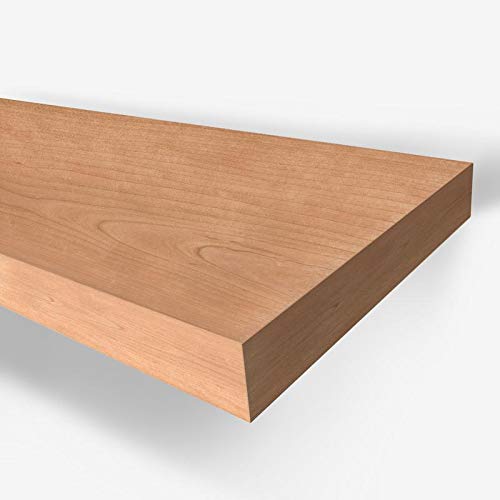 Edge Supply Cherry 2" X 25' Roll, Wood Veneer Edge Banding Preglued, Iron on with Hot Melt Adhesive, Flexible Wood Tape Sanded to Perfection. Easy Application, Made in USA.