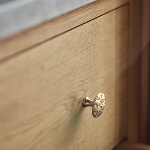 6 Pack Champagne Bronze Cabinet Knobs, Mandala Drawer Pull - color: Champagne Bronze