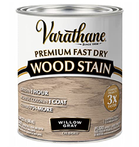 Rust-Oleum Varathane Premium Fast Dry Interior Oil-BaseWillow Gray Wood Stain - 1 qt.