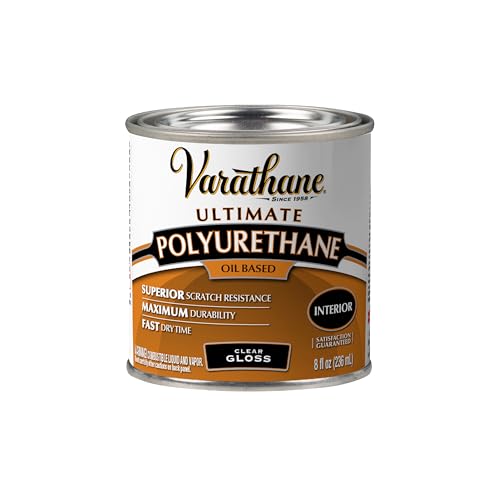 Varathane Gloss Interior Polyurethane - size: Half Pint (Pack of 1), style: Gloss