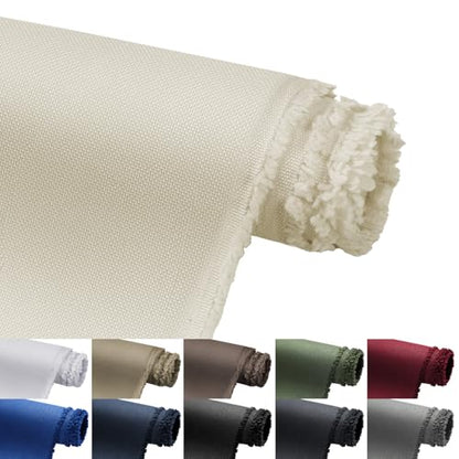 Waterproof Marine Canvas Fabric by The Yard 58" W 600D PVC Backing 15 Yards - color: Beige, size: 15 Yards