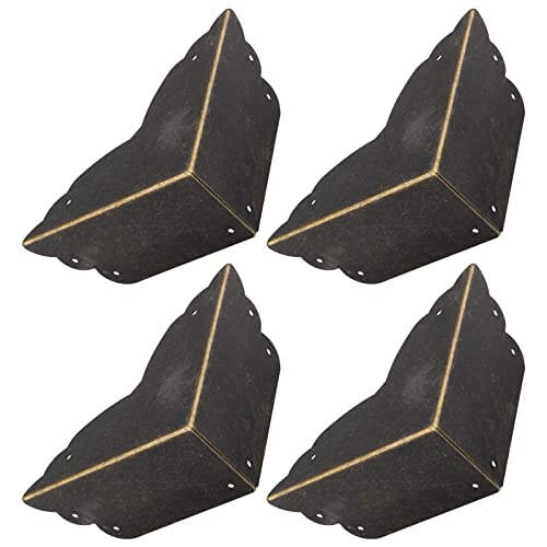 BokWin 4 Pcs Metal Furniture Corner Protectors, 2.76"x2.76"x1.18"