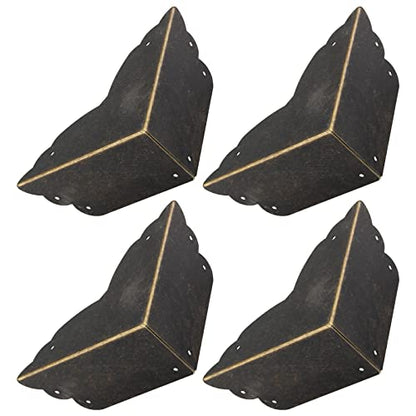 BokWin 4 Pcs Metal Furniture Corner Protectors, 2.76"x2.76"x1.18"
