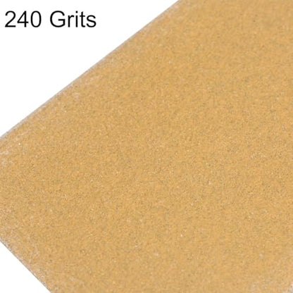HARFINGTON 100pcs Micro Sander Paper 240 Grit 3.5x1.2 Inch Mini Sanding Sheets Strips Hook Loop Sandpapers for Wood Metal Small Projects Tight Spaces Polish Work - size: 3.5 x 1.2 inches