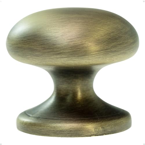 trust4care 2-Pack Antique Brass 1.5" Bifold Closet Door Cabinet Knobs Pulls - color: Bronze, size: Set of 2