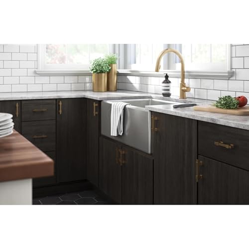 Franklin Brass 5 Pack Champagne Bronze Gold Cabinet Handles Adjustable Drawer Pulls for Kitchen Cabinet Knobs Dressers and Cupboards 1-3/8 to 4 inch (35–102mm) Hole Center | Adjusta-Pull™ - color: Champagne Bronze, size: 1-3/8" to 4"
