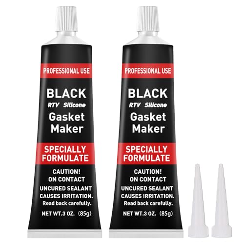 1DFAUL RTV Silicone Gasket Maker, High Temp Silicone Resist Oil, Black,170g - color: Black, size: 170g