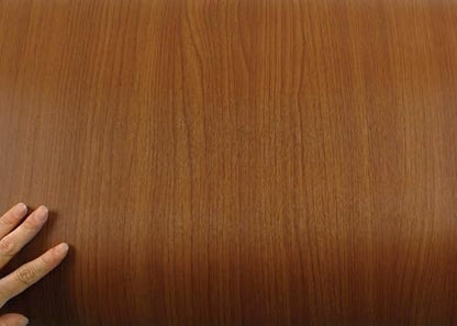ROSEROSA Peel and Stick Premium Faux Wood Self-Adhesive Wallpaper Door Wrap Countertop Moulding Trim KW027 - size: 1.96"(W) X 393"(L)