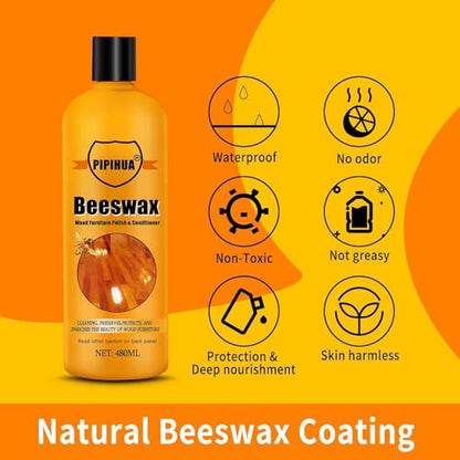 PIPIHUA Beeswax Polish and Conditioner for Wood Furniture - 16.23oz, 3 Pack - size: 16.23 Ounce (Pack of 3)