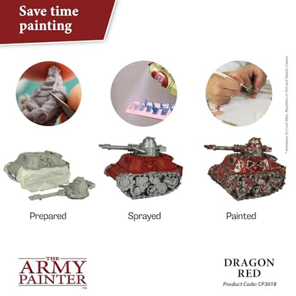 The Army Painter, Colour Primer Dragon Red, 400 ml acrylic spray - color: Dragon Red