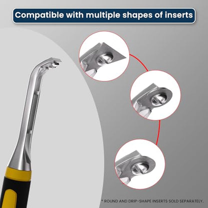 LU&MN Carbide Scraper Tool, 1-Inch Tungsten Carbide Triangular Blade - style: 1"Triangle