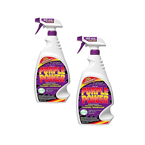 PURPLE POWER 4319PS Industrial Strength Cleaner and Degreaser - 40 oz. - 2 Pack - size: 40 Fl Oz (Pack of 2)