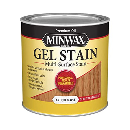 Minwax 260304444 Gel Stain, Antique Maple, 1/2 Pint - color: Antique Maple, size: 1/2 Pint